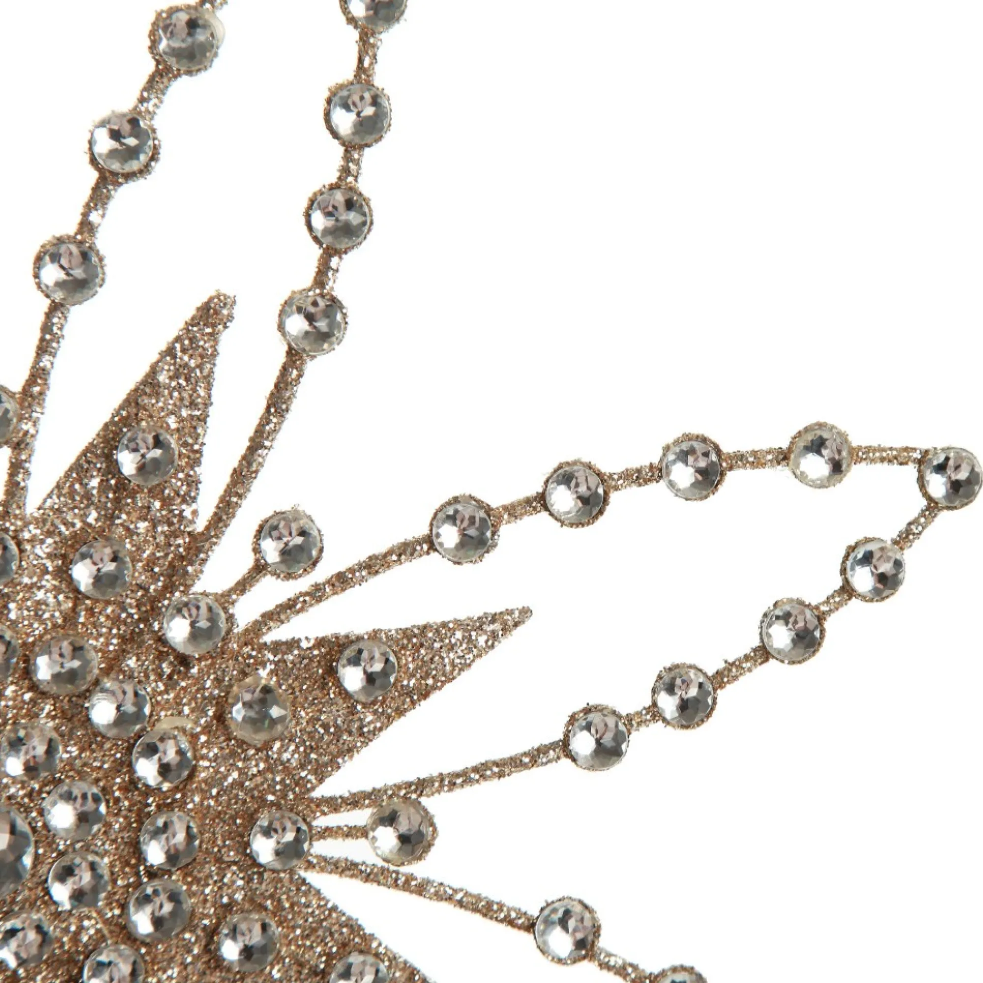 Elegant Metal and Jewel Tree Topper Best Sale