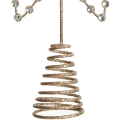 Elegant Metal and Jewel Tree Topper Best Sale