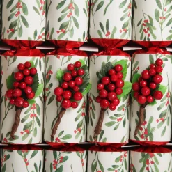 Eucalyptus Leaf and Red Berry Christmas Bon Bons Outlet