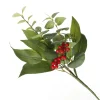 Eucalyptus with Red Berries Christmas Spray Flash Sale