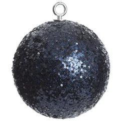 Extra Large Blue Sequin Christmas Bauble Online