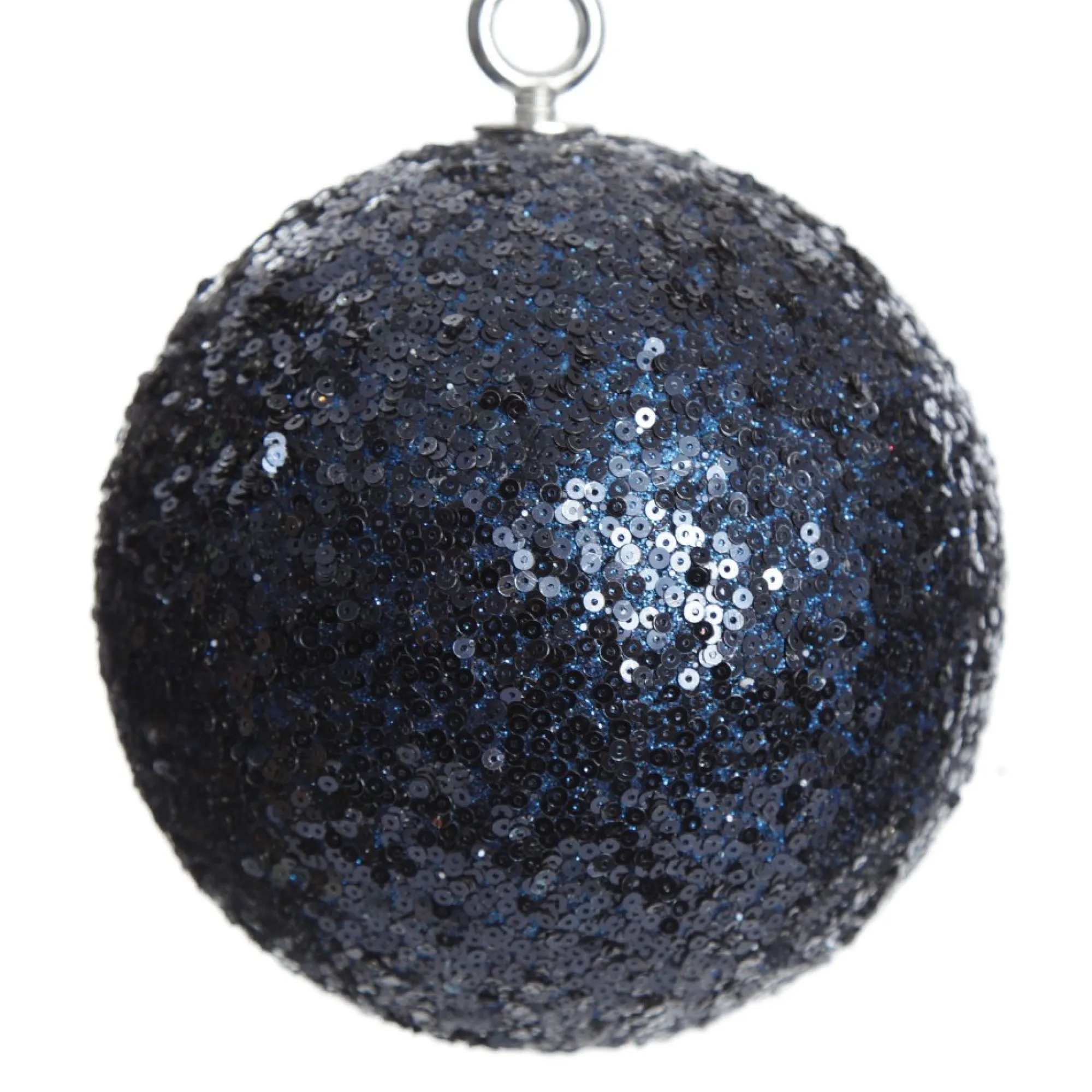 Extra Large Blue Sequin Christmas Bauble Online
