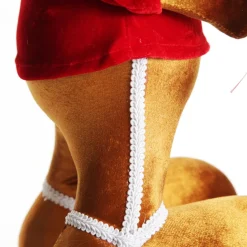Extra Large Gingerbread Boy with Lollipop Christmas Ornament Fashion