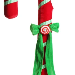 Extra Large Red Velvet Candy Cane Decoration Outlet