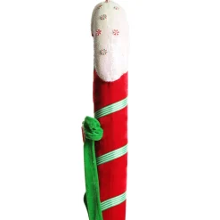Extra Large Red Velvet Candy Cane Decoration Outlet
