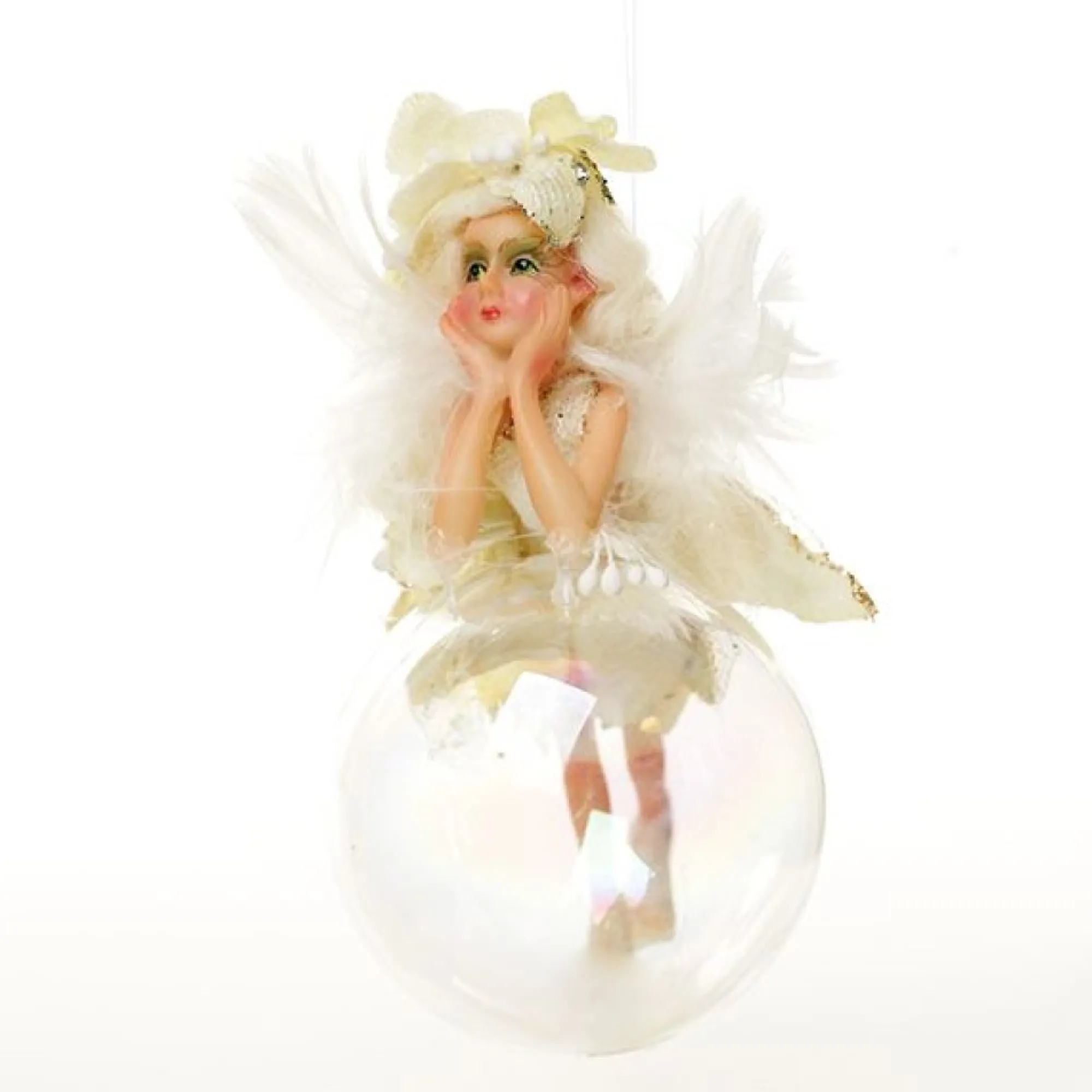Fairy Personalised Christmas Bauble Cheap