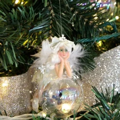 Fairy Personalised Christmas Bauble Cheap