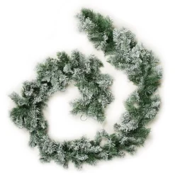 Flocked Alpine Christmas Garland Best