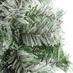 Flocked Alpine Christmas Garland Best