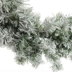 Flocked Alpine Christmas Wreath Best Sale