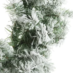 Flocked Alpine Christmas Wreath Best Sale