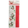 Floral Merry Christmas and Red Tissue Paper Wrap 10 Pack Store