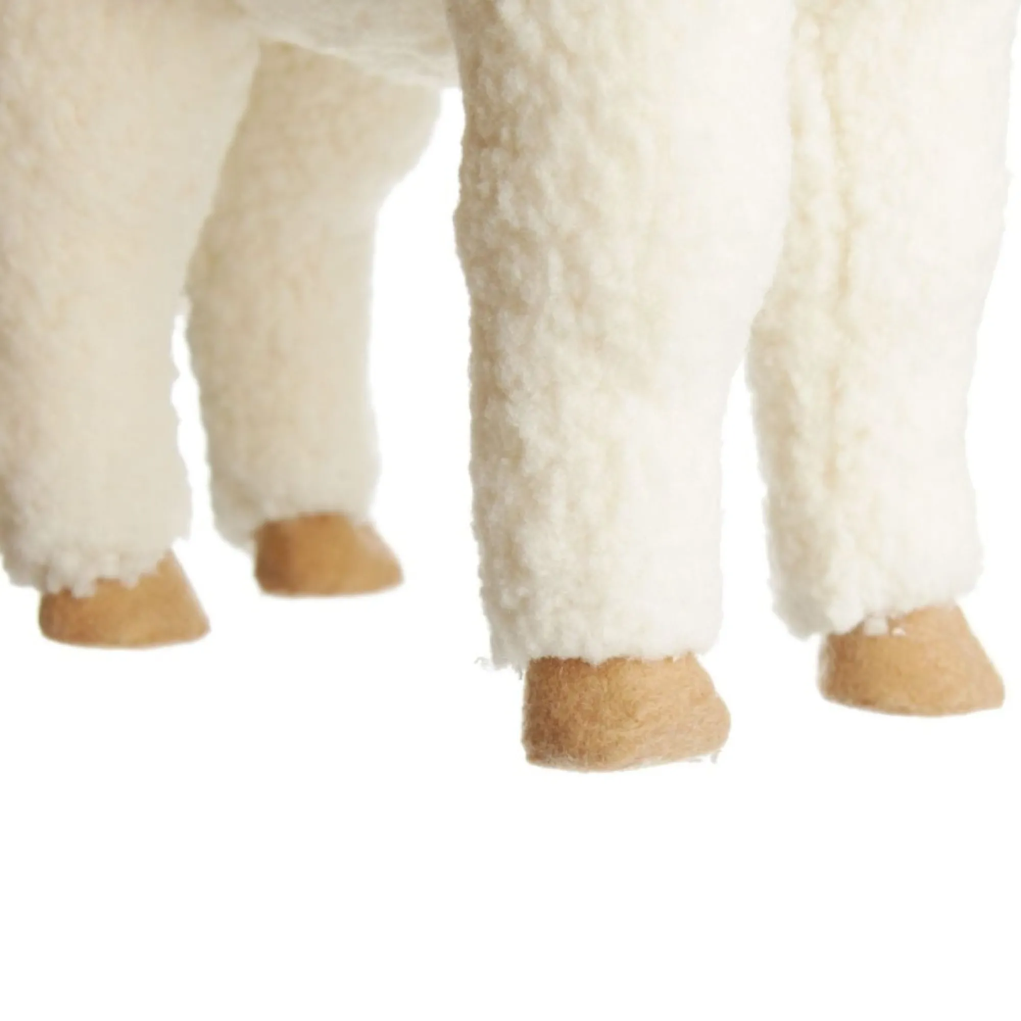 Fluffy White Llama with Hat - Standing Discount