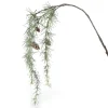 Frosted Pine with Pinecones Hanging Spray Clearance