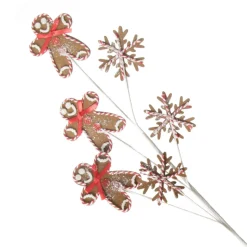 Gingerbread Man Christmas Pick Store