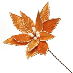 Gingerbread Poinsettia Flower Stem Cheap