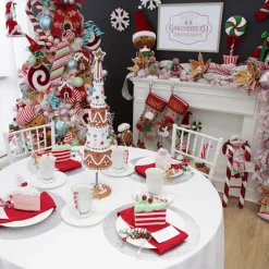 Gingerbread Table Top Christmas Tree Ornament Best Sale