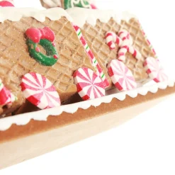 Gingerbread Train Christmas Ornament New