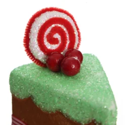 Gingerbread Velvet Cake Slice Christmas Tree Decoration Online