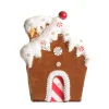 Gingerbread Velvet House Christmas Tree Decoration Shop