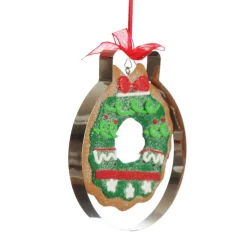 Gingerbread Wreath Cookie Cutter Decoration Outlet