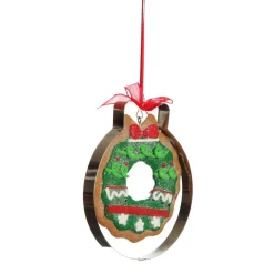 Gingerbread Wreath Cookie Cutter Decoration Outlet