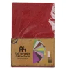 Glitter Foam Self Adhesive Mixed Colours A4 Sheets - Pack of 10 New