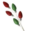 Glitter Light Bulb Christmas Tree Pick Cheap