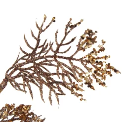 Glittered Copper Branch Spray Sale