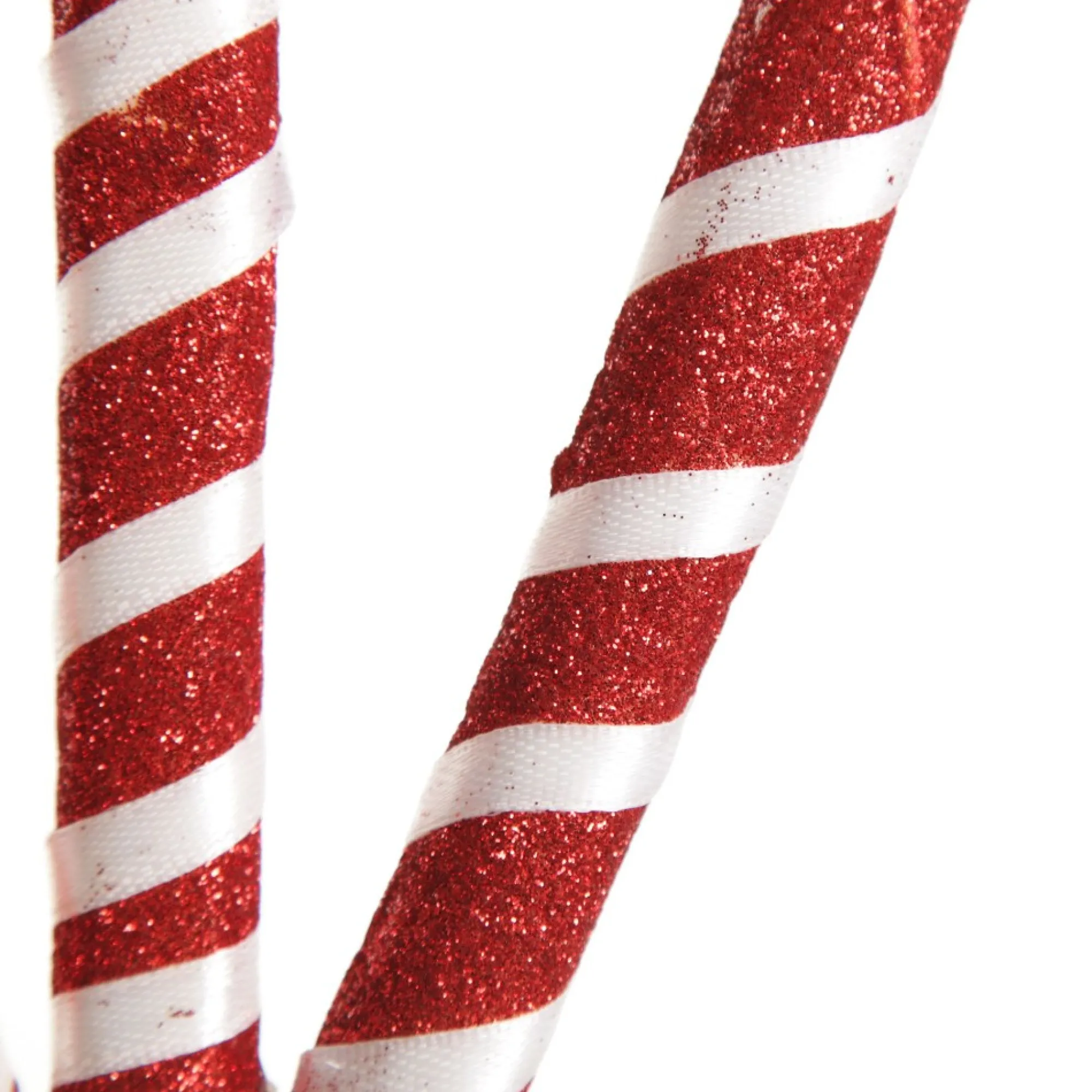 Glittered Red and White Candy Cane Pick - Pack of 3 Discount