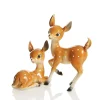 Glossy Retro Bambi Christmas Ornaments - Set of 2 Cheap