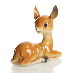 Glossy Retro Bambi Christmas Ornaments - Set of 2 Cheap