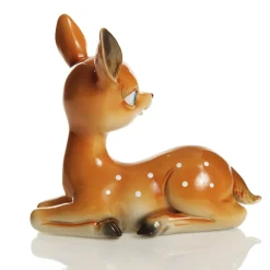 Glossy Retro Bambi Christmas Ornaments - Set of 2 Cheap