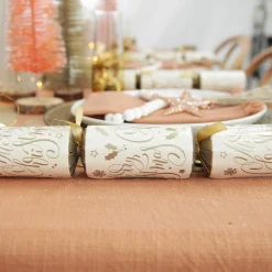 Gold and White Merry Christmas Script Bon Bons Discount