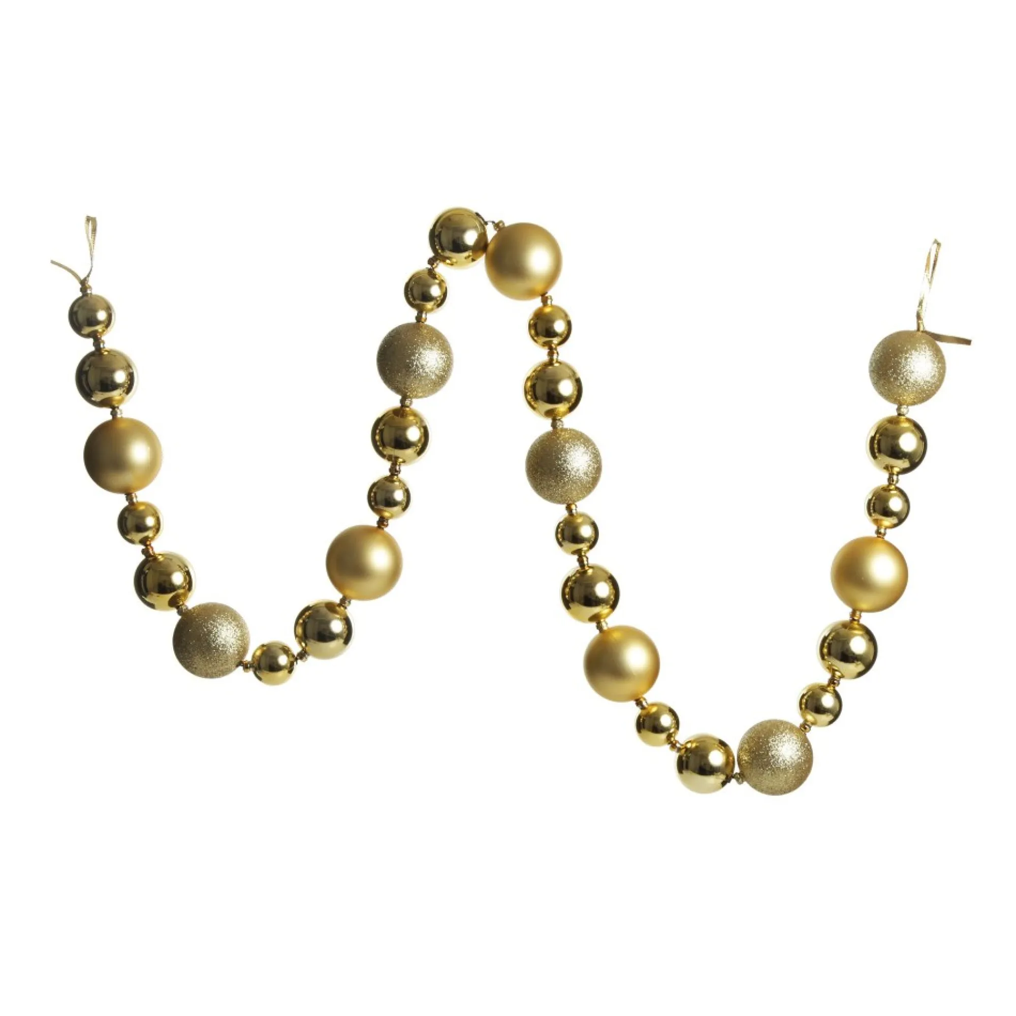 Gold Bauble Christmas Garland Sale