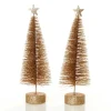 Gold Bottle Brush Tree - Small Set of 2 Store