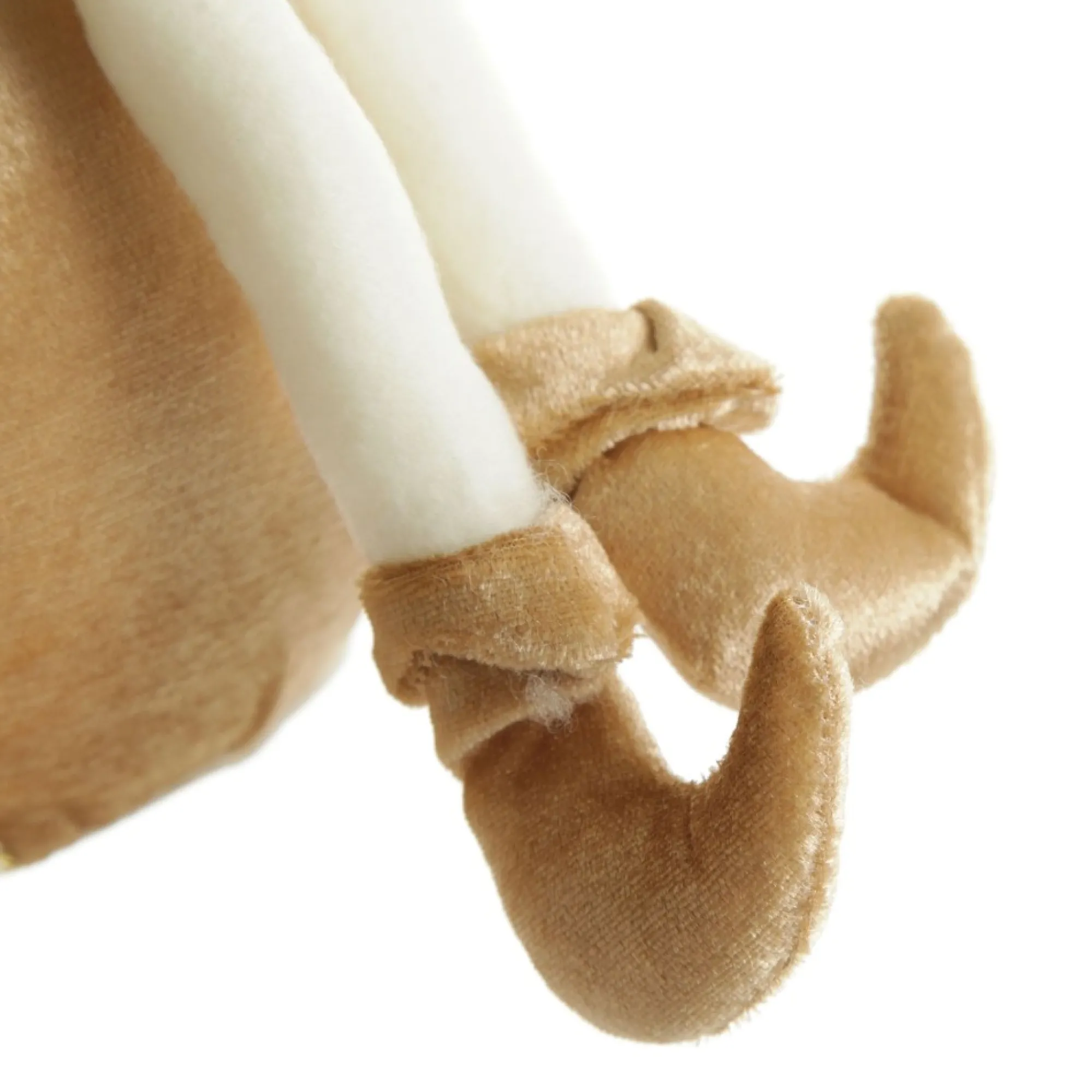 Gold Elf on Bauble Christmas Ornament New