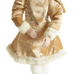 Gold Elf Sitting Christmas Ornament Shop