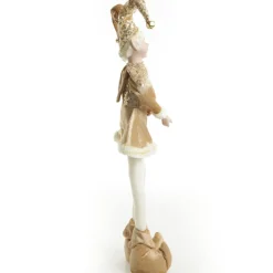 Gold Elf Standing Christmas Ornament Discount