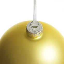 Gold Glass Personalised Christmas Bauble Online