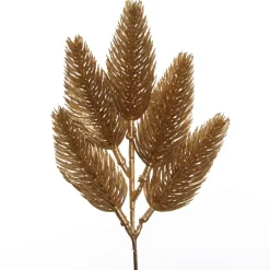 Gold Glitter Pine Bud Pick - Set of 2 Outlet