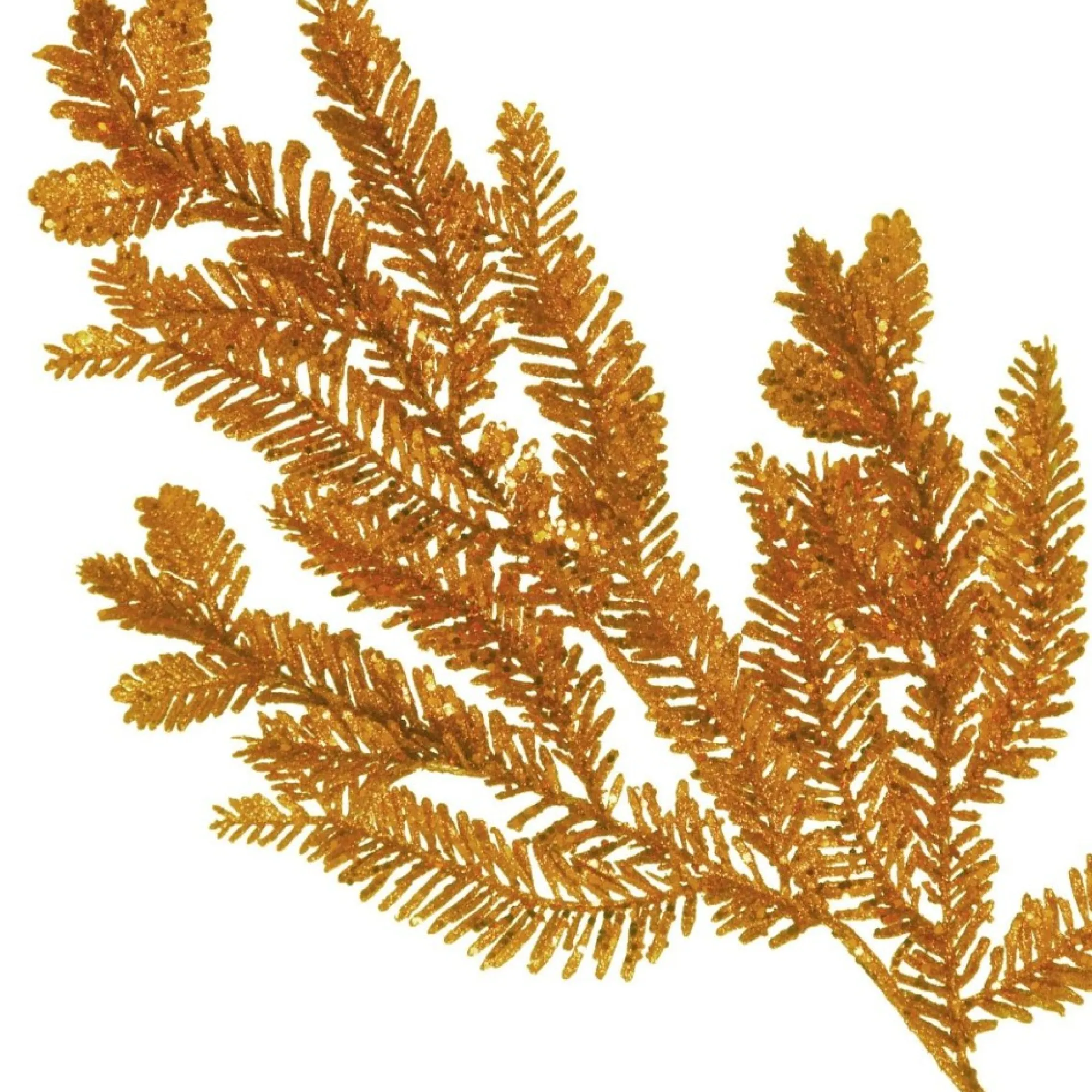 Gold Glitter Pine Spray Sale