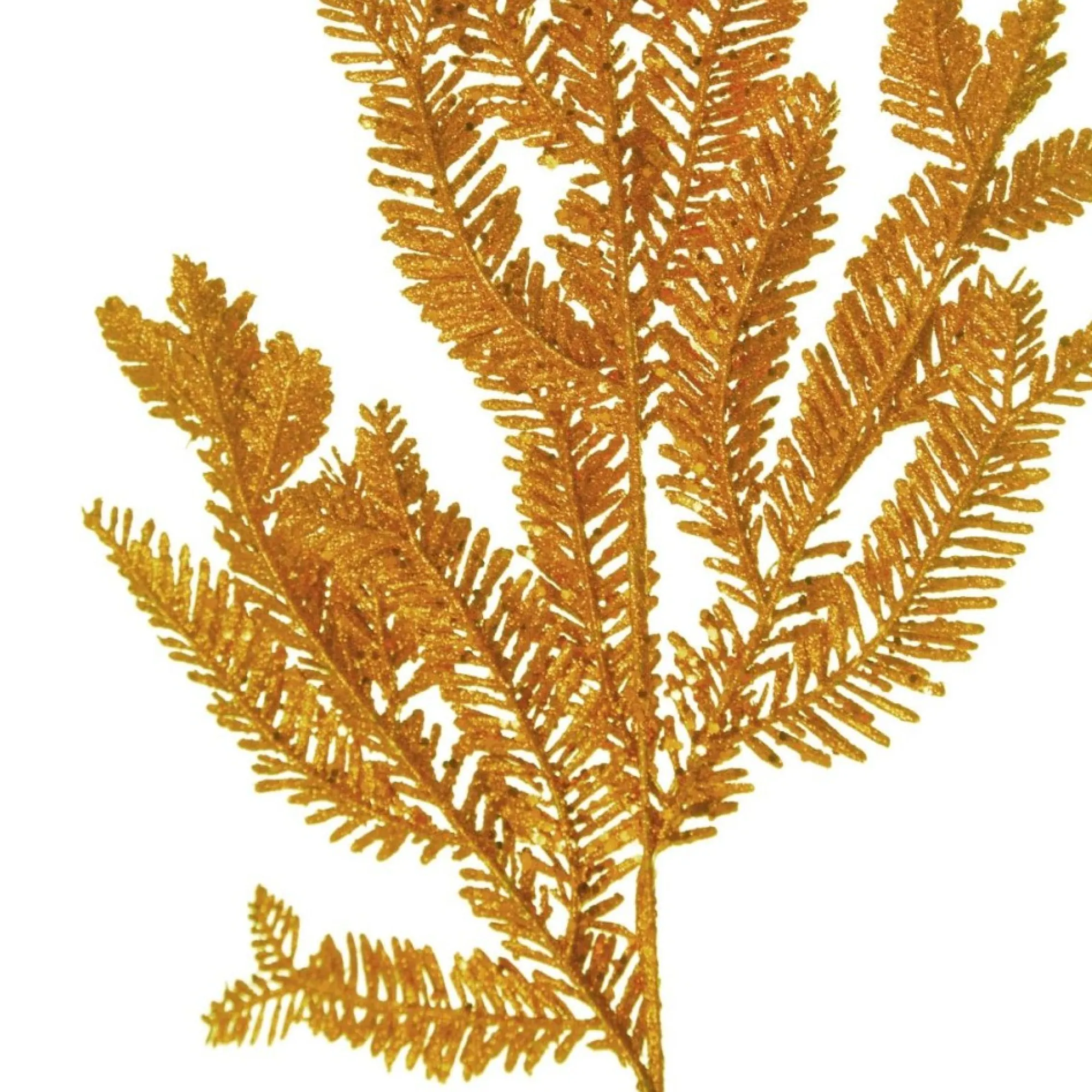 Gold Glitter Pine Spray Sale
