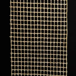 Gold Mesh Wired Christmas Ribbon Garland Clearance