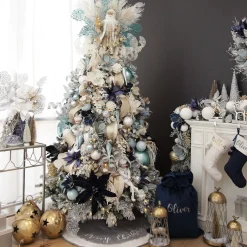 Gold Mesh Wired Christmas Ribbon Garland Clearance