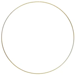 Gold Metal Hoop Wreath Base - 35cm Hot