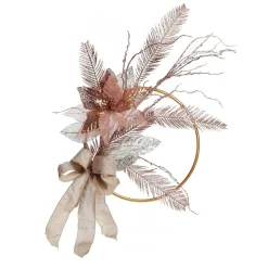 Gold Metal Hoop Wreath Base - 35cm Hot