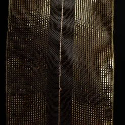 Gold Metallic Stripe Decomesh Roll Sale