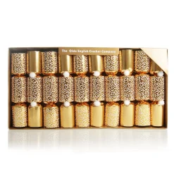 Gold Snowflake Christmas Bon Bons - Pack of 10 Flash Sale