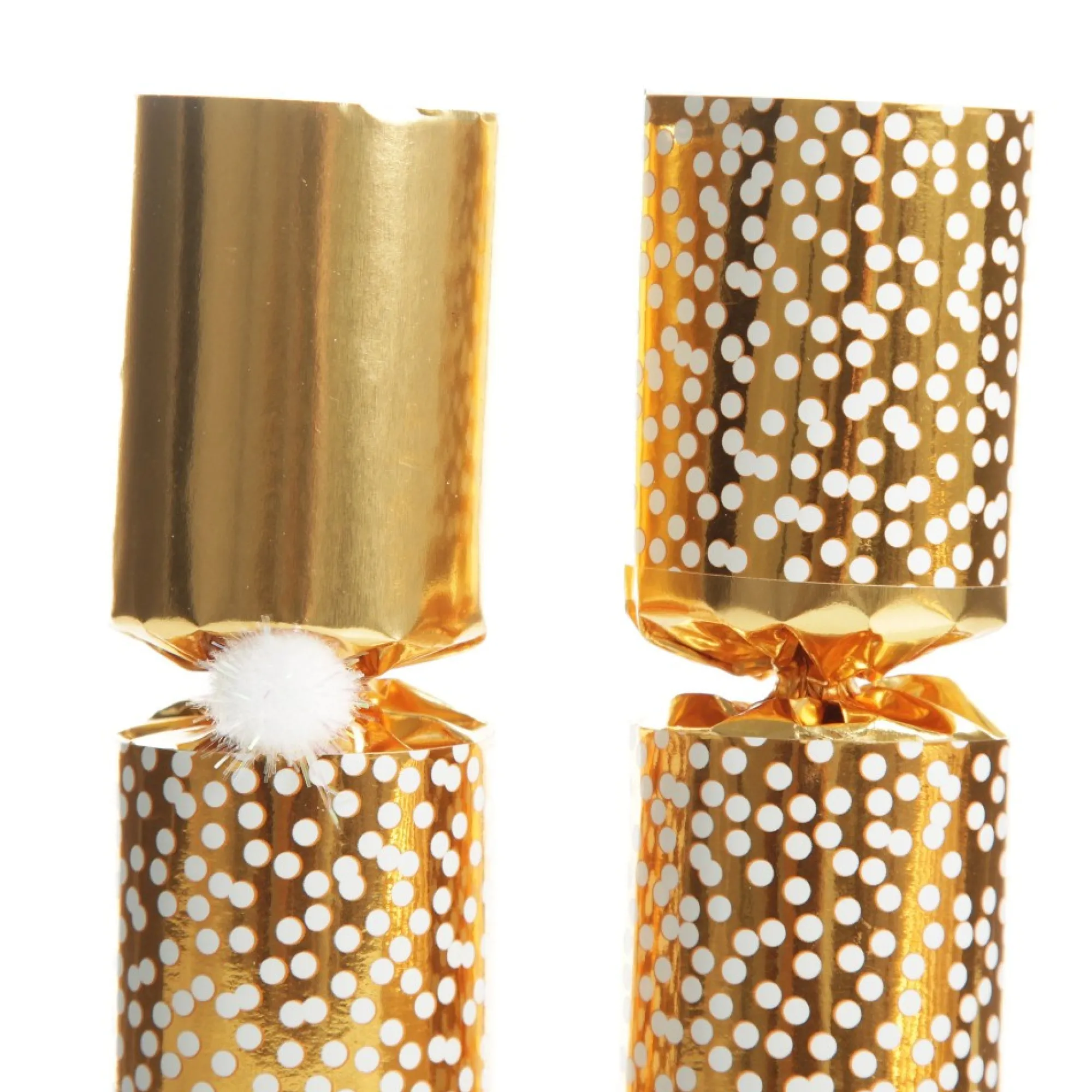 Gold Snowflake Christmas Bon Bons - Pack of 10 Flash Sale